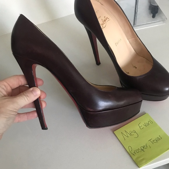 Christian Louboutin Shoes - Plum size 38.5 Christian Louboutin